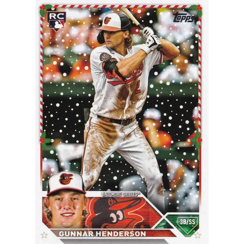 2023 Topps Holiday Gunnar Henderson RC H4 Baltimore Orioles